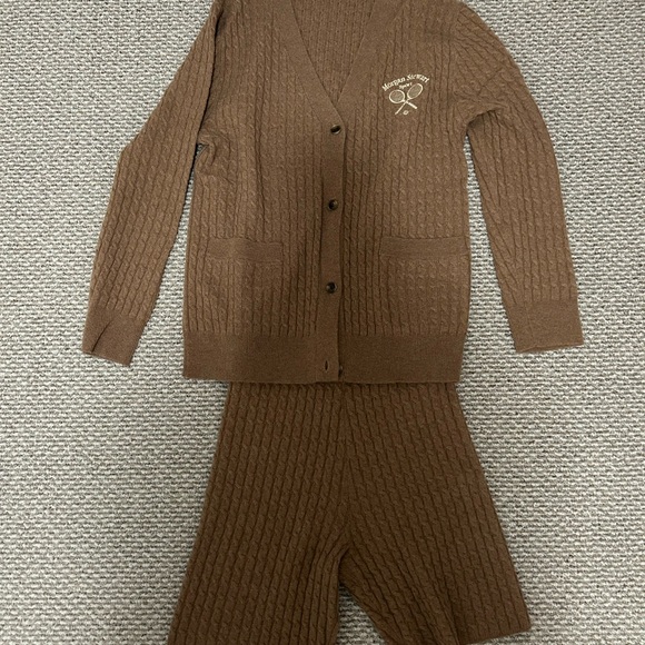 Sweaters - Morgan Stwert Sport Knit Set Cardigan Shorts Size S